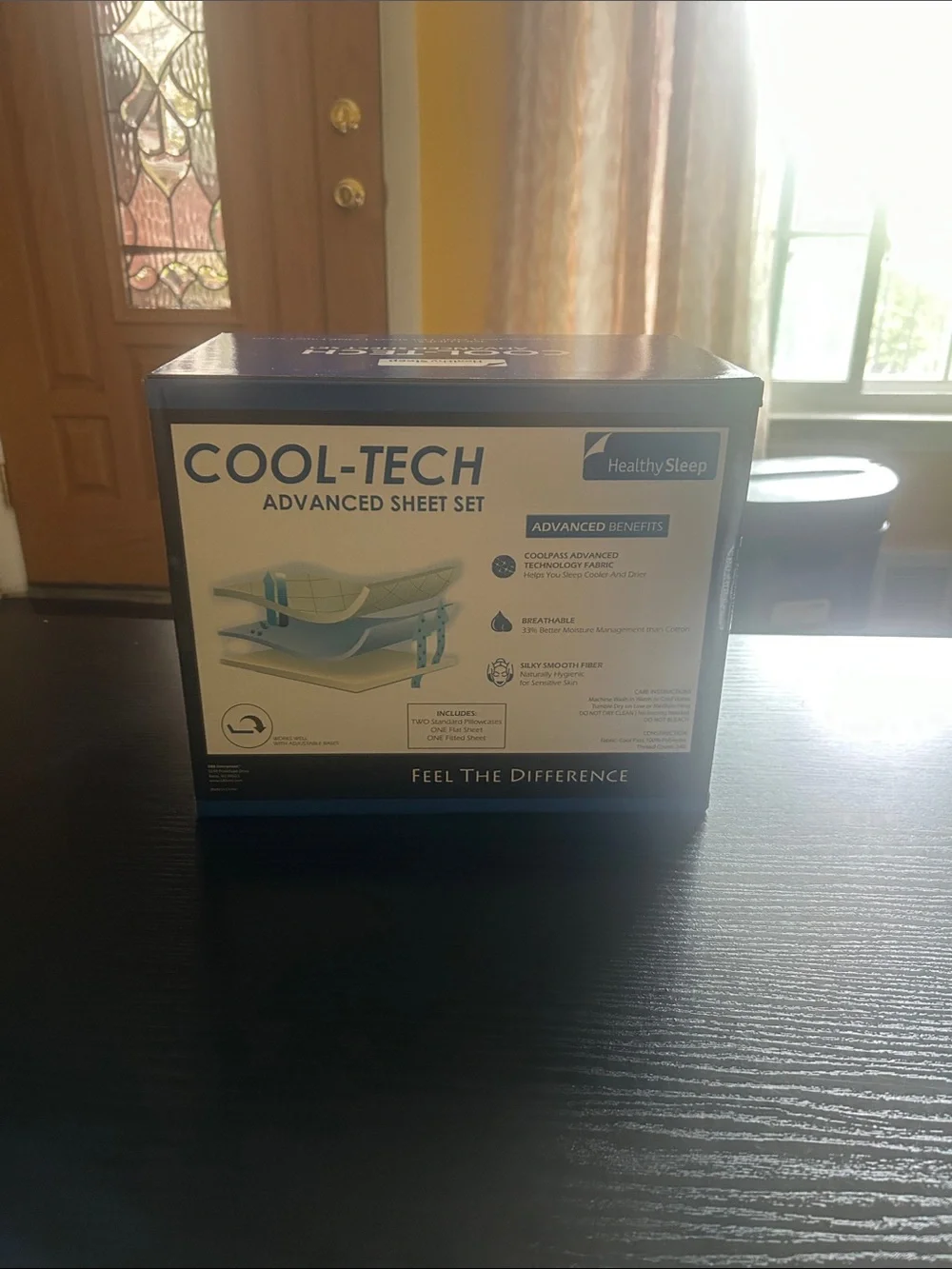 Cool-Tech Advanced Sheet Set - White/Blue Never opened.